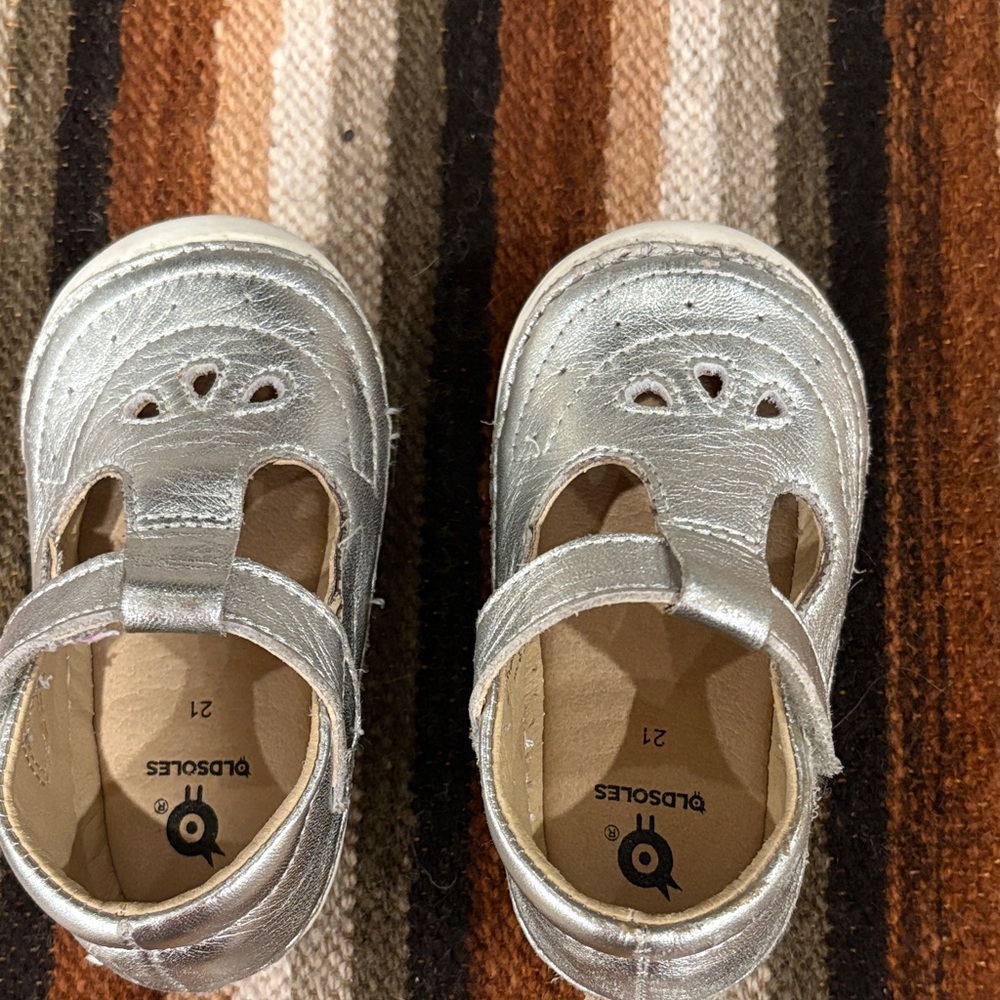 Old Soles Metallic Baby Walker Shoes